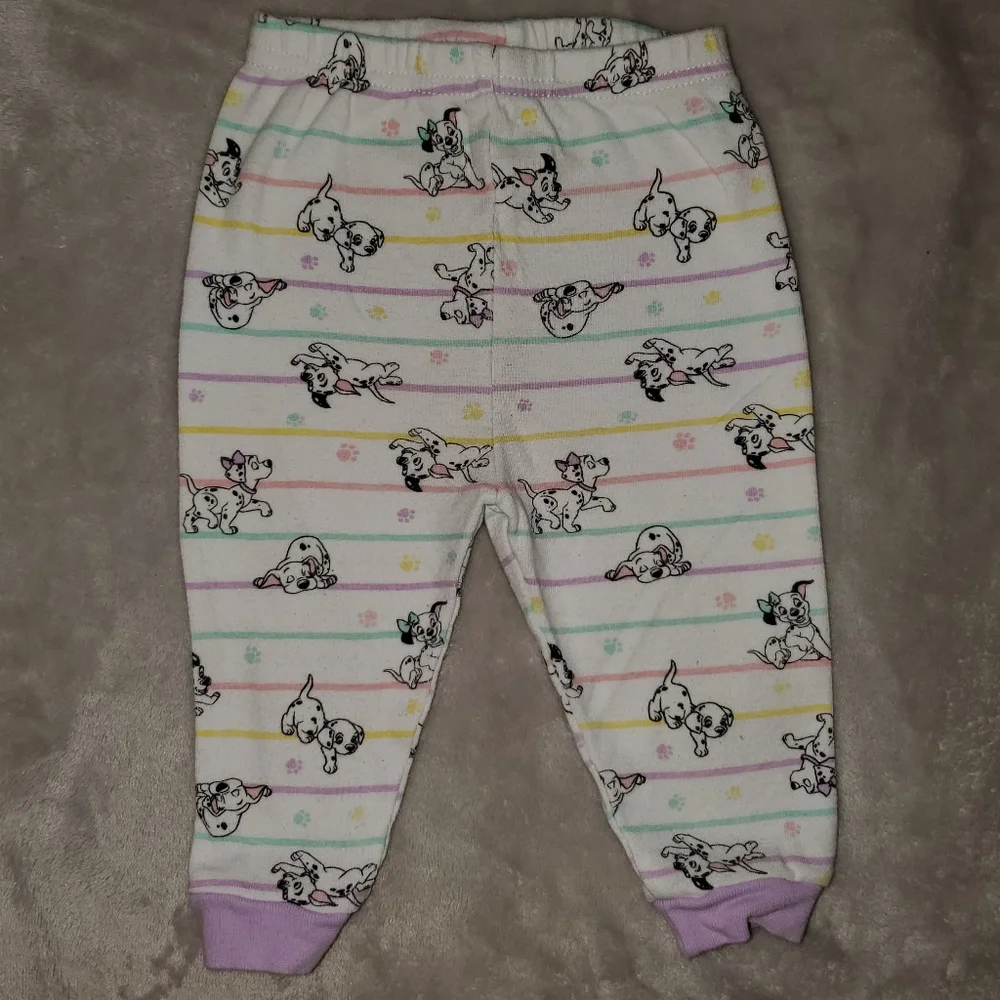 5 for $25 | Disney Baby 101 Dalmatians Striped Pastel Pajama Pants